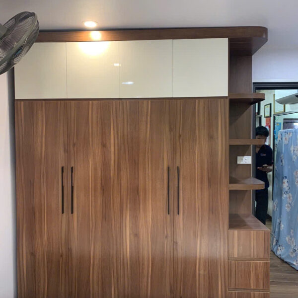 Tủ màu vân gỗ ecoplast(lux 02)