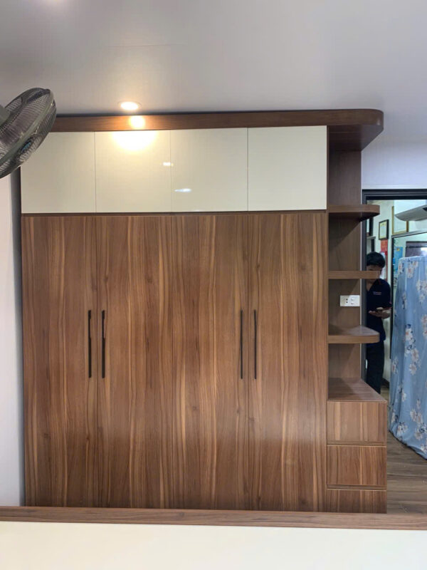 Tủ màu vân gỗ ecoplast(lux 02)