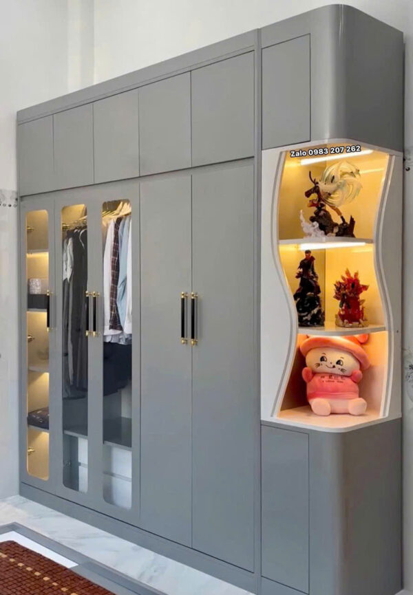 Tủ nhựa ecoplast xám (S8)