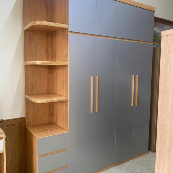 Tủ nhựa ecoplast cao cấp xám titan(A12 S8)