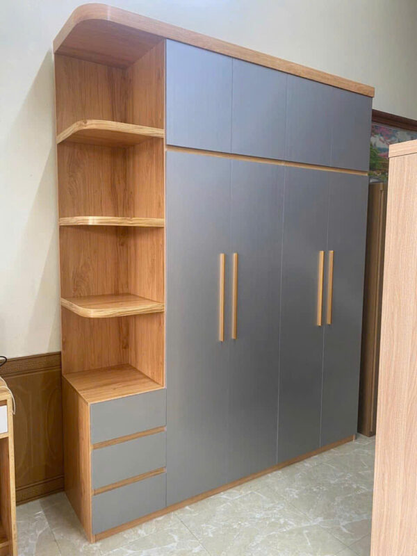 Tủ nhựa ecoplast cao cấp xám titan(A12 S8)
