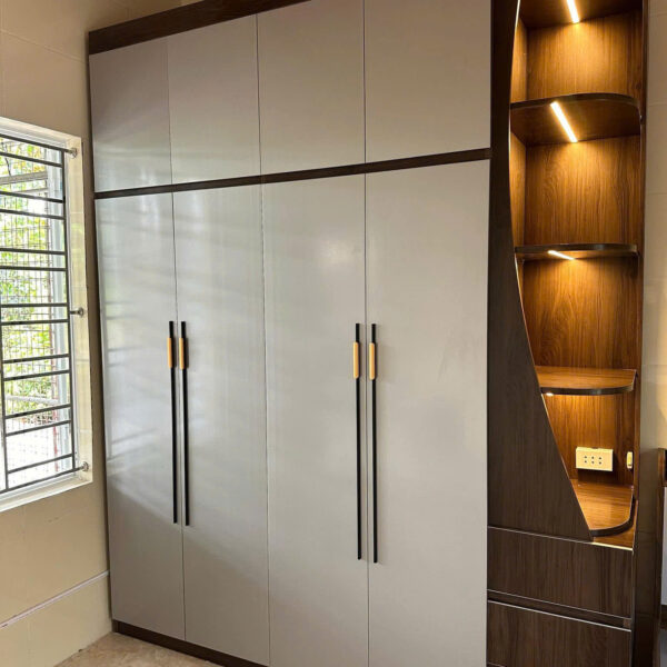 Tủ nhựa ecoplast cao cấp cánh xám titan(A15_S8)