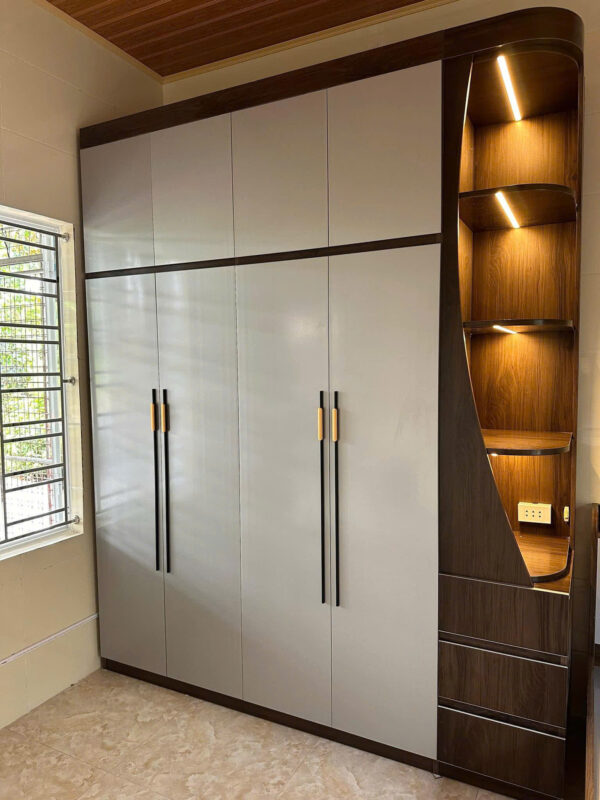 Tủ nhựa ecoplast cao cấp cánh xám titan(A15_S8)