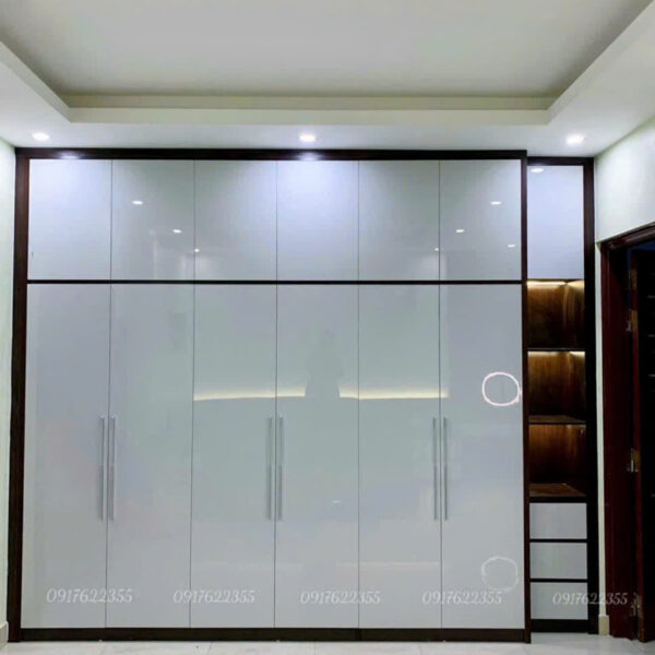 Tủ Nhựa Cao Cấp Xám Khung Đen Ecoplast S68