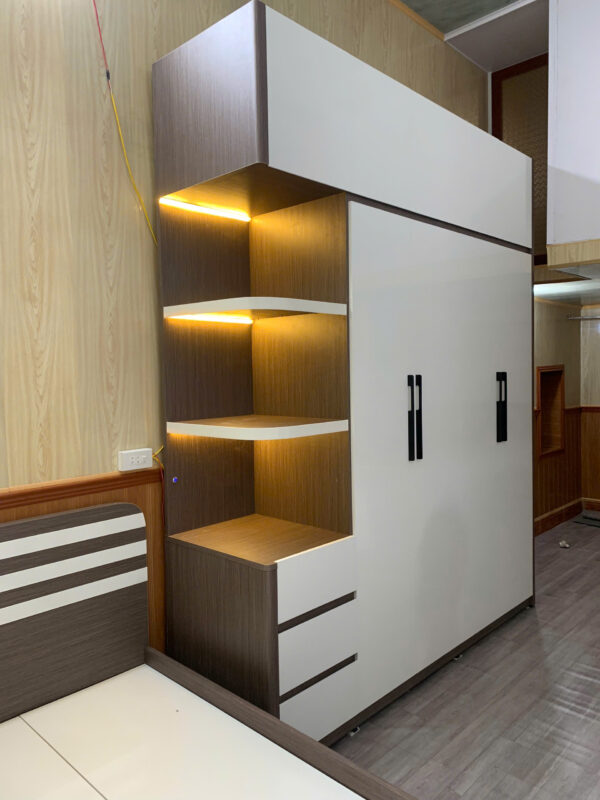 Tủ ecolast cao cấp cánh trắng(LUX 25 AT)