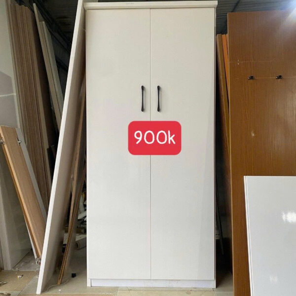 Tủ nhựa đài loan 2 cánh trắng