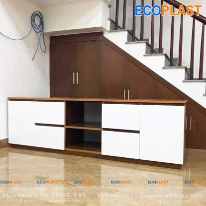 Tủ gầm cầu thang ecoplast cao cấp
