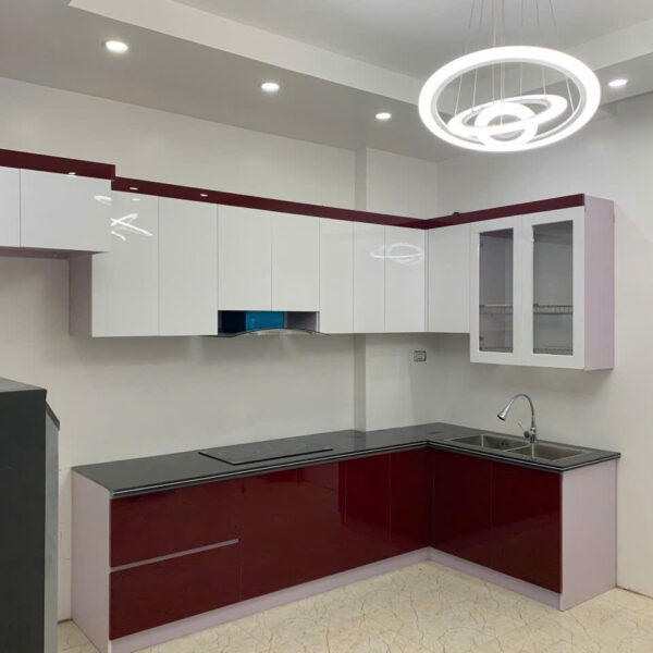 Tủ bếp cánh acrylic(Trắng)
